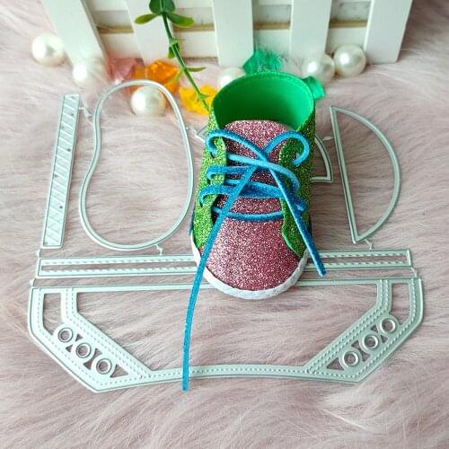 New Children’s shoes metal cutting die mould scrapbook decoration embossed photo album decoration card making DIY handicrafts