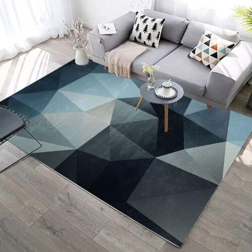 New carpet mat anti slip checkered living room bedroom kitchen bathroom washable mould proof safety floor protective carpet