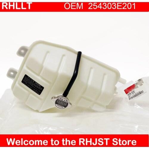GENUINE ENGINE COOLANT RESERVOIR TANK w/ CAP for 03-06 KIA SORENTO OEM 25430-3E201