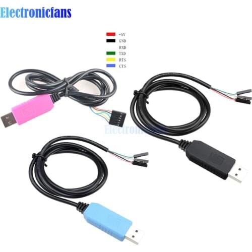 PL2303TA PL2303HX PL2303 USB TTL RS232 Convert Serial Cable PL2303HXD 6Pin Compatible Win XP/VISTA/7/8/8.1/Android OTG