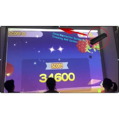 Interactive Touch Wall Games Projection Software for Children Playing in Playground Indoor Outdoor Throwing Ball Games Equipment