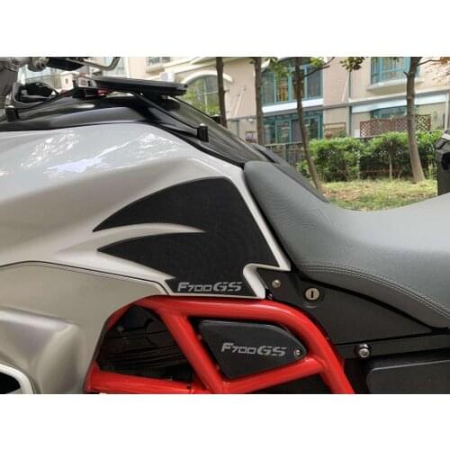 FOR BMW F700 GS Motorcycle Tank Traction Pad Side Gas Knee Grip Protector Anti slip sticker