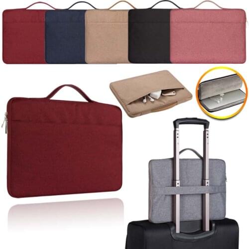 Laptop Bag for Apple Macbook Pro 13" A2338/Pro 15" A1990/Macbook Pro A2141/Pro 13" A1278 Dust-proof Solid Color Computer Bag