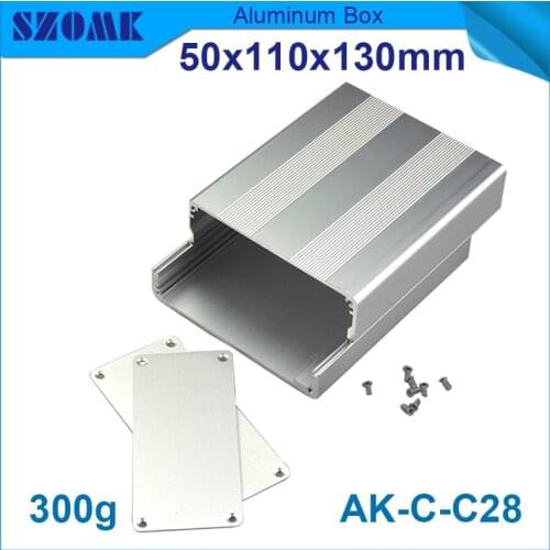 10pcs/lot heatsink aluminium instrument cabinet power electronic switch case 50*110*130mm