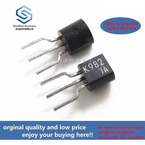2pcs 100% orginal new 2SK982 K982 TO-92 N CHANNEL MOS TYPE real photo