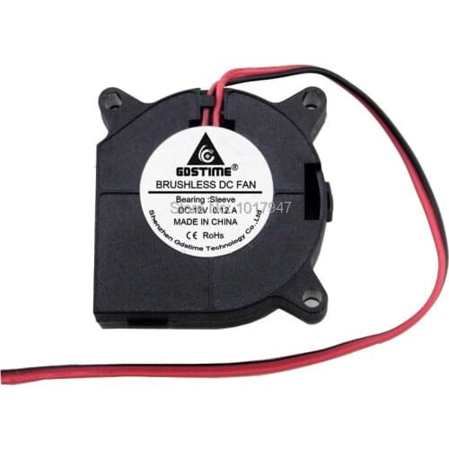 100 Pieces LOT DC 12V Cooling Brushless Exhaust Airflow Blower Fan 2Pin 4020S 40mm x 20mm