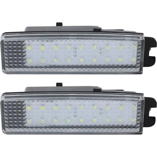 2Pcs LED Car License Plate Light Number Lights For Lexus Lx570 URJ201 2015.09-up OEM：81270-60460
