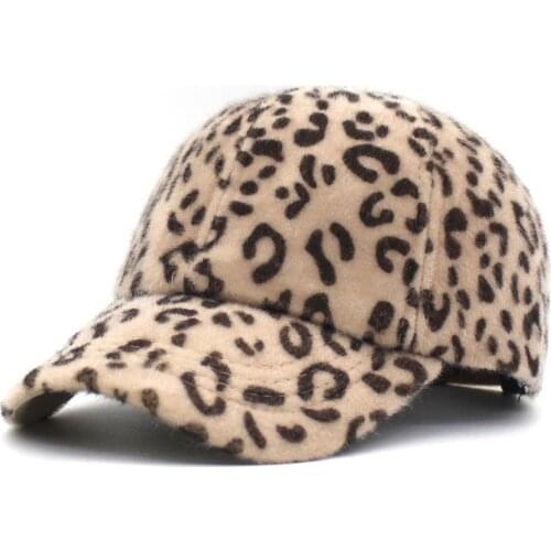 Acrylic Warm Line Camouflage Print Casquette Baseball Cap Adjustable Snapback Hats for Girl and Women 193