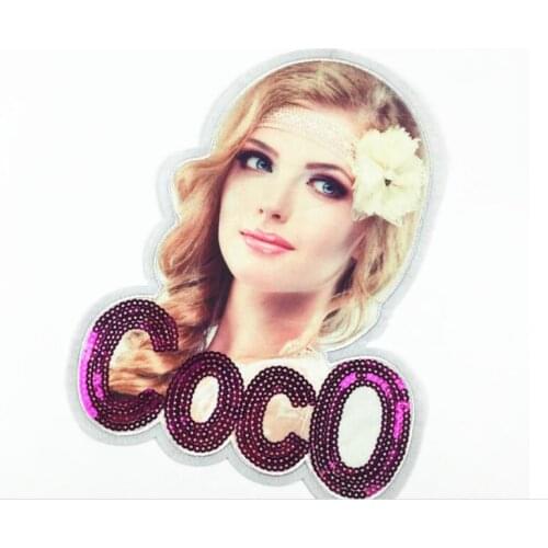 Free Shipping 9.6"x7.6" Hot Sale Sew On Patch Embroidered Patches sew On Cartoon Motif DK Applique Embroidery Accessory WF008