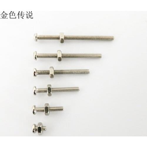 Free shipping M2 long screws, high strength bolts high strength screws, M2 bolts, nuts, model screws set