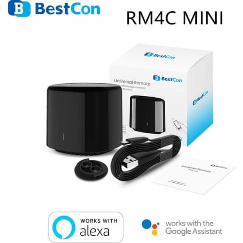 Broadlink RM4C Mini Automation WiFi IR RF Wireless Universal Smart Home Remote Controller Work With Alexa Google Home IFTTT