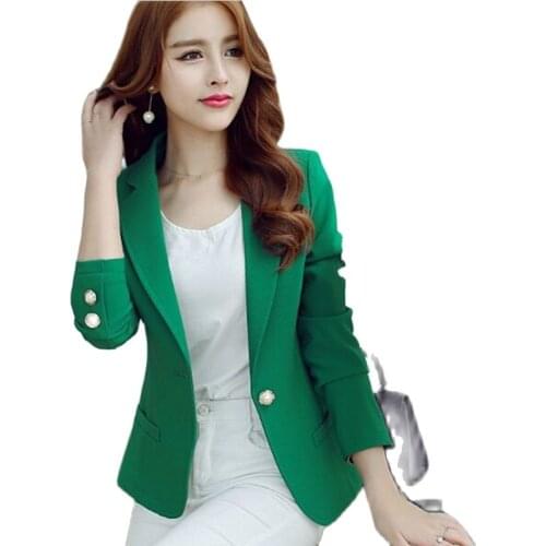 Blazer et vestes manches longues pour Femme, coupe Slim, Version costume, vert, jaune et noir, collection