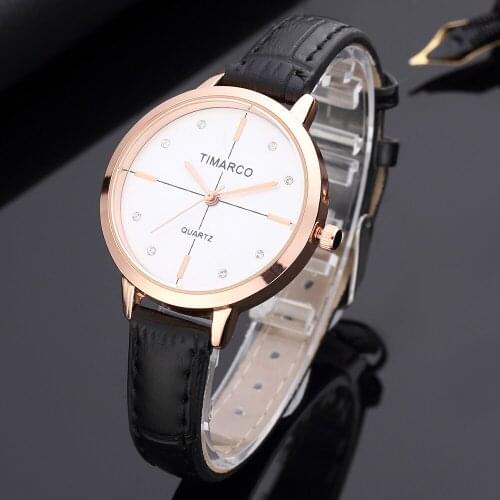 Pop Plush Watch Women Minimalist Watches Pop Vogue Lady Dress Leather Analog Quartz Rose Gold Dial Clock Saats reloj mujer