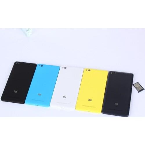 Original Style Mobile Phone Case For Xiaomi 4c Mi4c M4c Back Shell back cover Battery Cover + SIM Card Tray MIXUEWEIQI