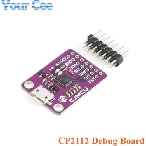 CP2112 Debug Board USB to SMBus I2C Communication Module 2.0 MicroUSB 2112 Evaluation Kit for CCS811 Sensor Module