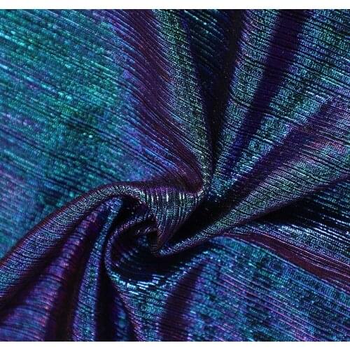 Shooting photography scenes, costumes, dresses, bronzing, laser, illusion, gradient, wrinkle texture, fabric designer fabric