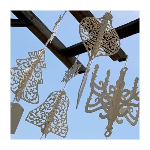 Eno Greeting Laser Cut Card Christmas Ornament Party Christmas Decoration Accessories