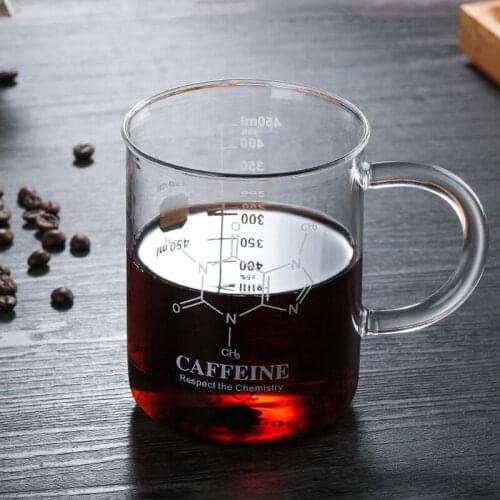 Double Wall Mug 450Ml Glass Cup Receptacle Mug Coffee Cup Thermal Insulation High Borosilicate Scale Cup Drinkware W/ Box Gift