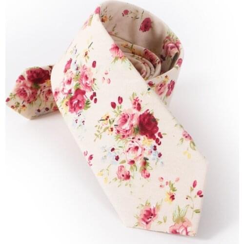 Linbaiway 6cm Necktie Mens Floral Neck Ties for Man Narrow Leisure Banquet Gift Tuxedo Neck Tie Accessory Custom LOGO