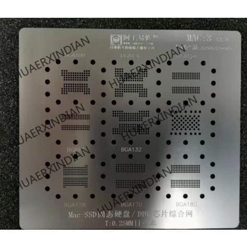 Mac: 3 MAC-SSD SSD DDR Chip Integrated Steel Network Bga178 170 180 108 128