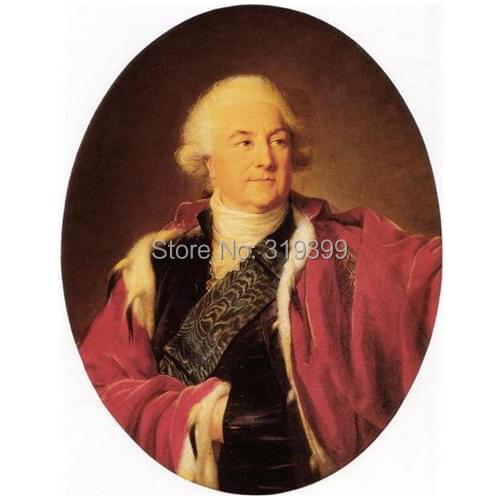 Portrait-of-stanislaus-augustus-poniatowski-king-of-poland-1797 by Louise Elisabeth Vigee Le Brun ,oil painting reproduction