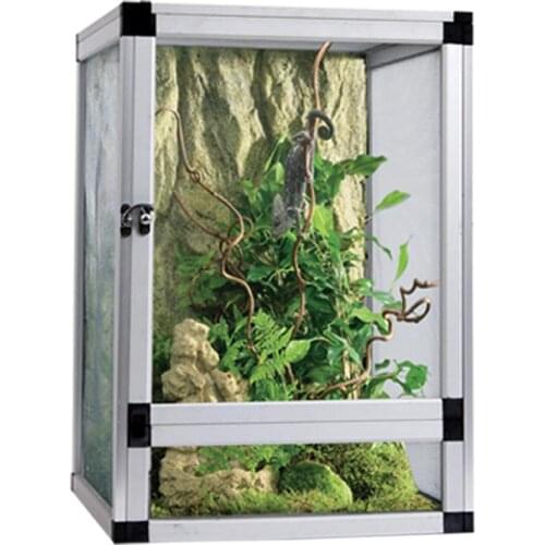 Transparent Acrylic Reptiles Pet Terrarium Feeding Tank Insect Snake Spiders Chameleon Breeding Boxes Cage Case House