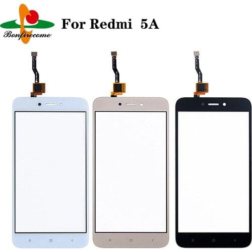 10Pcs\lot Touchscreen For Xiaomi Redmi 5A Redmi5A Touch Screen Panel Sensor LCD Display 5.0" Glass Digitizer Replacement
