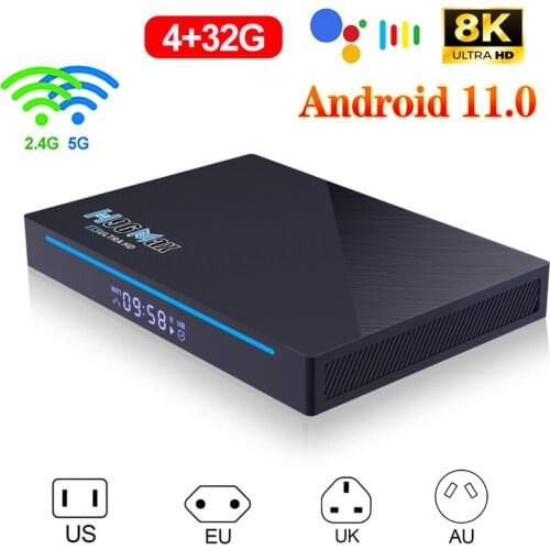 H96 MAX 8K Smart Tv Box Android 11 8Gb Ram 64Gb 4Gb 32Gb Support 1080P 2.4G/5G Wifi Google Play Youtube H96Max Media Player