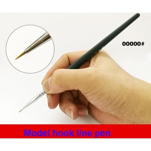 Military Soldier Model Hand Painted Color Wolf Hook Line Pen Penetrating Line Pen Face Pen 00000