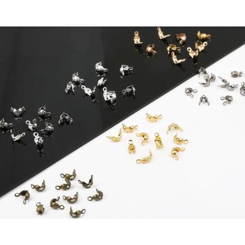 Wholesale 100pcs/bag 4x7mm lobster Parrot Clasps Fit Link Metal Necklace DIY Bracelet Necklace Jewelry Making Accessories