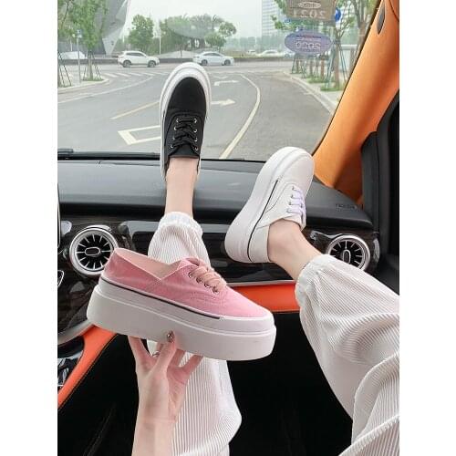 Round Toe Shoes Woman 2021 Slip-on Women Shallow Mouth Clogs Platform Womens Espadrilles Casual Female Sneakers Modis Flats