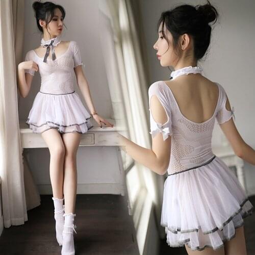 Women Elegant Dress School Girl Uniforms Adult Sex Costumes Sexy Lingerie Mini Skirt Female Cosplay Erotic Intimates Underwear