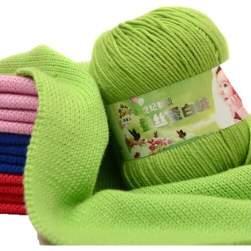 1pcs Baby Wool Wholesale Baby Milk Cotton Wool Hair Baby Sweater Wool 50g/ball Crochet Yarn 50g Yarn