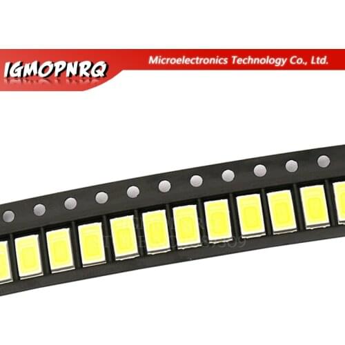 200pcs 5730 0.5W-150Ma 50-55lm 3200K Warm White Light SMD 5730 5630 LED 5730 diodes (3.2~3.4V)