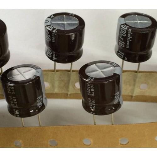 5pcs/30pcs 1000uF 16V NICHICON PJ Series 16x15mm 16V1000uF Low Impedance Long Life Aluminum Electrolytic capacitor
