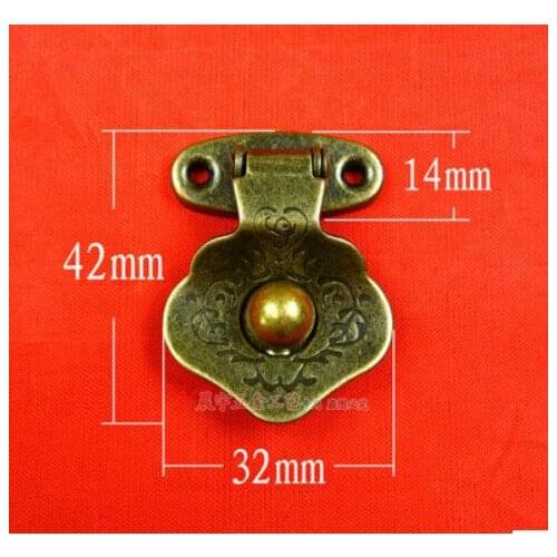 Antique bronze Guangzhou box buckle quality super gift box case accessories lock buckle