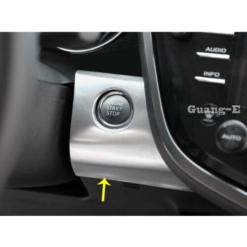 For Toyota New Camry XV70 2018 2019 2020 2021 Stainless Steel Lamp Key Keys Start Engine Start Stop Ignition Button Switch Frame