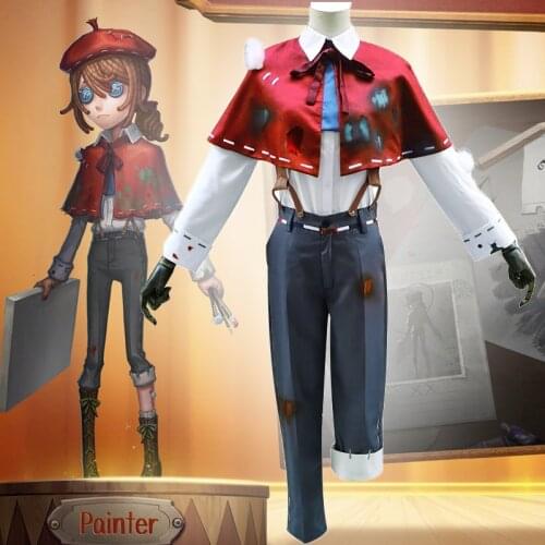 Game Identity V Cosplay Costumes Survivor painter Edgar Valden Cosplay Costume Original Skin Uniforms Costume Suits clothes Cute
