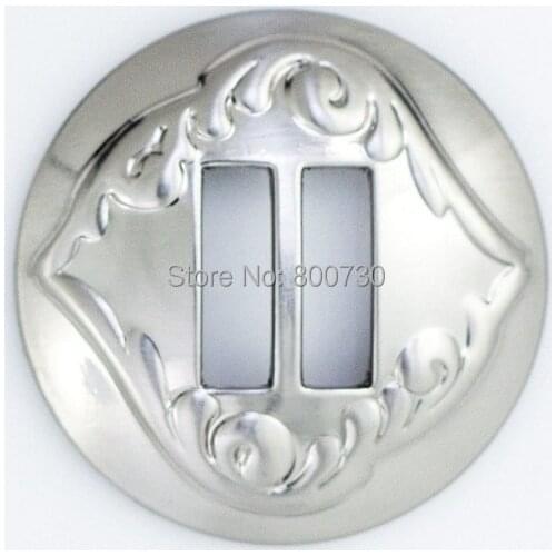 KBS03) 50pc 1-1/4'' Western Slotted Concho Leathercraft Saddlery Concho Hardware