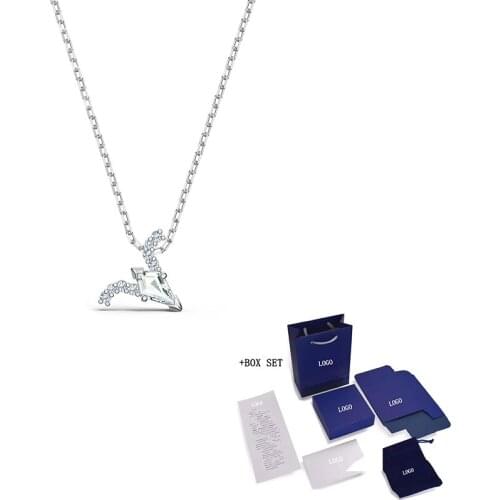 Fashion High Quality SWA Necklace New ZODIAC II Aries Crystal Platinum Necklace Ladies Luxury Jewelry Gift Free Shipping