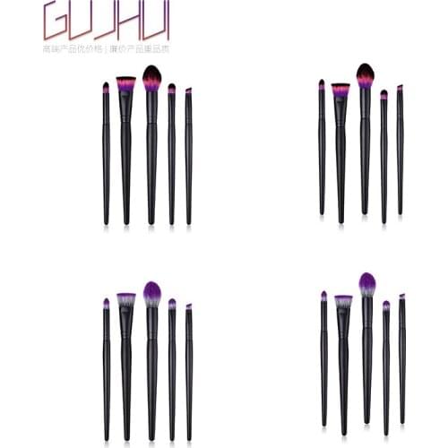 5Pcs Makeup Brushes Set Eye Shadow Eyebrow Eyeliner Blush Loose Foundation Powder Professional Lip Women Cosmetic Tools