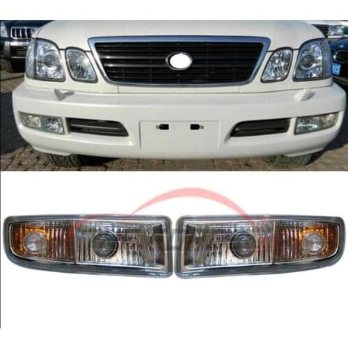 For Lexus LX470 1998 1999 2000 2001 2002 Front Bumper High quality Fog/Driving Lights Lamps W/ Bulbs 1 set