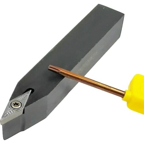 Suitable for processing copper / aluminum / wood / rubber / plastic CNC turning tool
