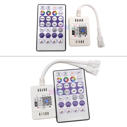 28keys Magic Home LED SPI Controller Addressable 2048 Pixels Remote Wifi Voice dimmer Switch For WS2811 SK6812 WS2812B LED Strip