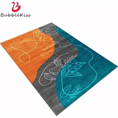 Bubble Kiss Abstract Carpets For Living Room Geometric Lines Pattern Floor Rugs Nordic Modern Home Decor Bed Room Parlor Rugs