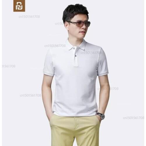 Xiaomi mijia Slim classic business lapel mens POLO shirt mens comfortable short-sleeved youpin clothes