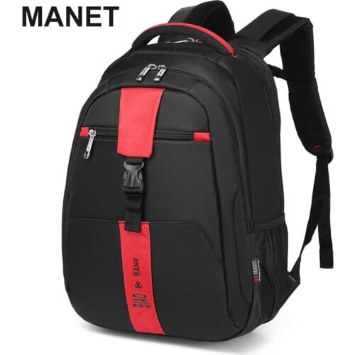 MANET Anti-theft Backpack Waterproof Nylon Mens Backpacks Large Capacity School Bag Casual High Quality Computer Pack Vintage
