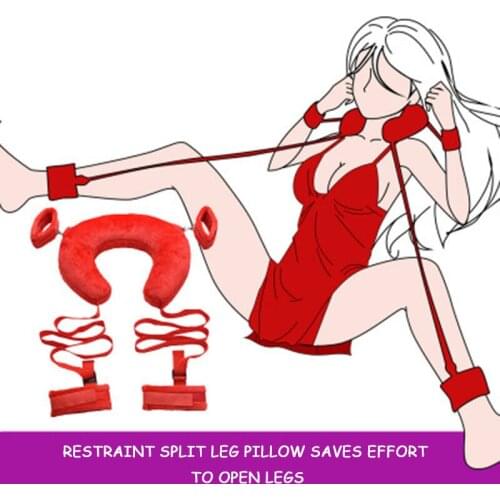 Easy Open Leg Sex Bondage Fetish Easy Open Leg Pillow Hands Tied Handcuffs Ankle Cuffs Exotic Accessories Sex Toy for Couple -50