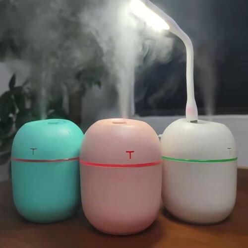 Ultrasonic Air Humidifier 5V USB Fragrance Aromatherapy Diffuser Multi-color Atmosphere Lamp For Bedroom And Plants