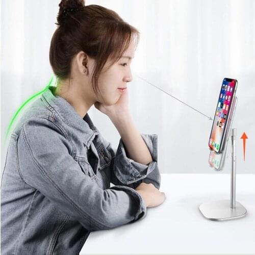 Universal Adjustable Desktop Phone Holder For IPhone Samsung Xiaomi Mobile Phone Holder Stand For IPad Tablet Desk Holder